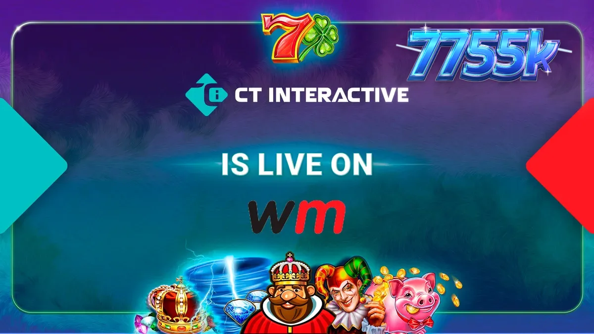 Interface de jogos de cassino online em um dispositivo móvel
